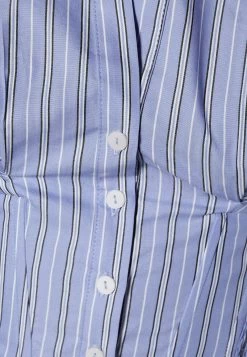 BERSHKA Long Sleeve - Overhemdblouse - Blue 11 BERSHKA Long Sleeve - Overhemdblouse - Blue -Bershka d07429d5fb15411bbce5280e6a2492b2