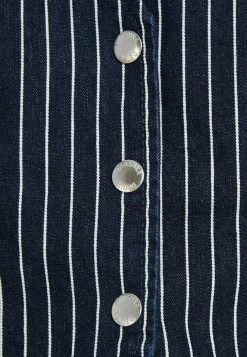 BERSHKA Printripe - Bodywarmer - Dark Blue 11 BERSHKA Printripe - Bodywarmer - Dark Blue -Bershka d10fec605c3a4edc9148483df65fad5e