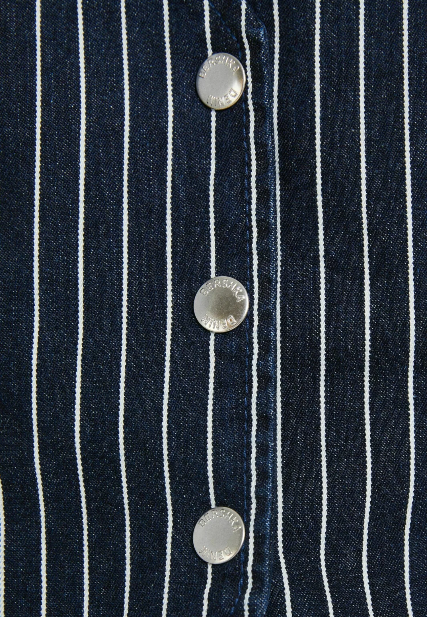 BERSHKA Printripe - Bodywarmer - Dark Blue 6 BERSHKA Printripe - Bodywarmer - Dark Blue - Afbeelding 6