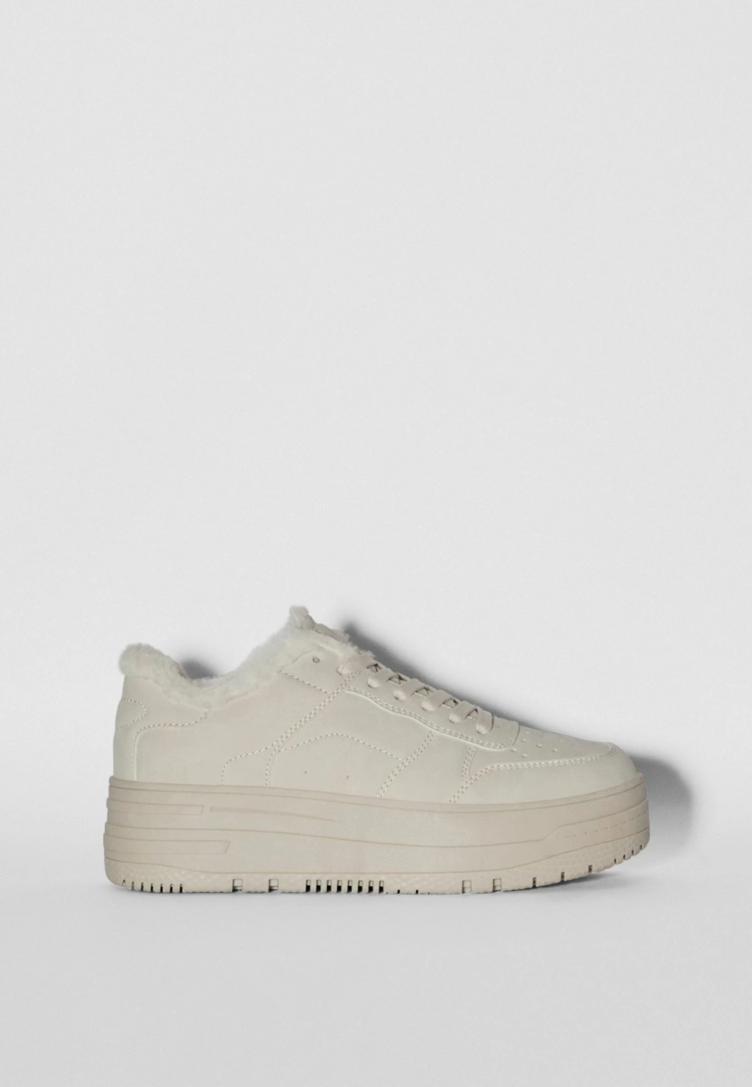 BERSHKA Sneakers Laag - Off White 7 BERSHKA Sneakers Laag - Off White - Afbeelding 7