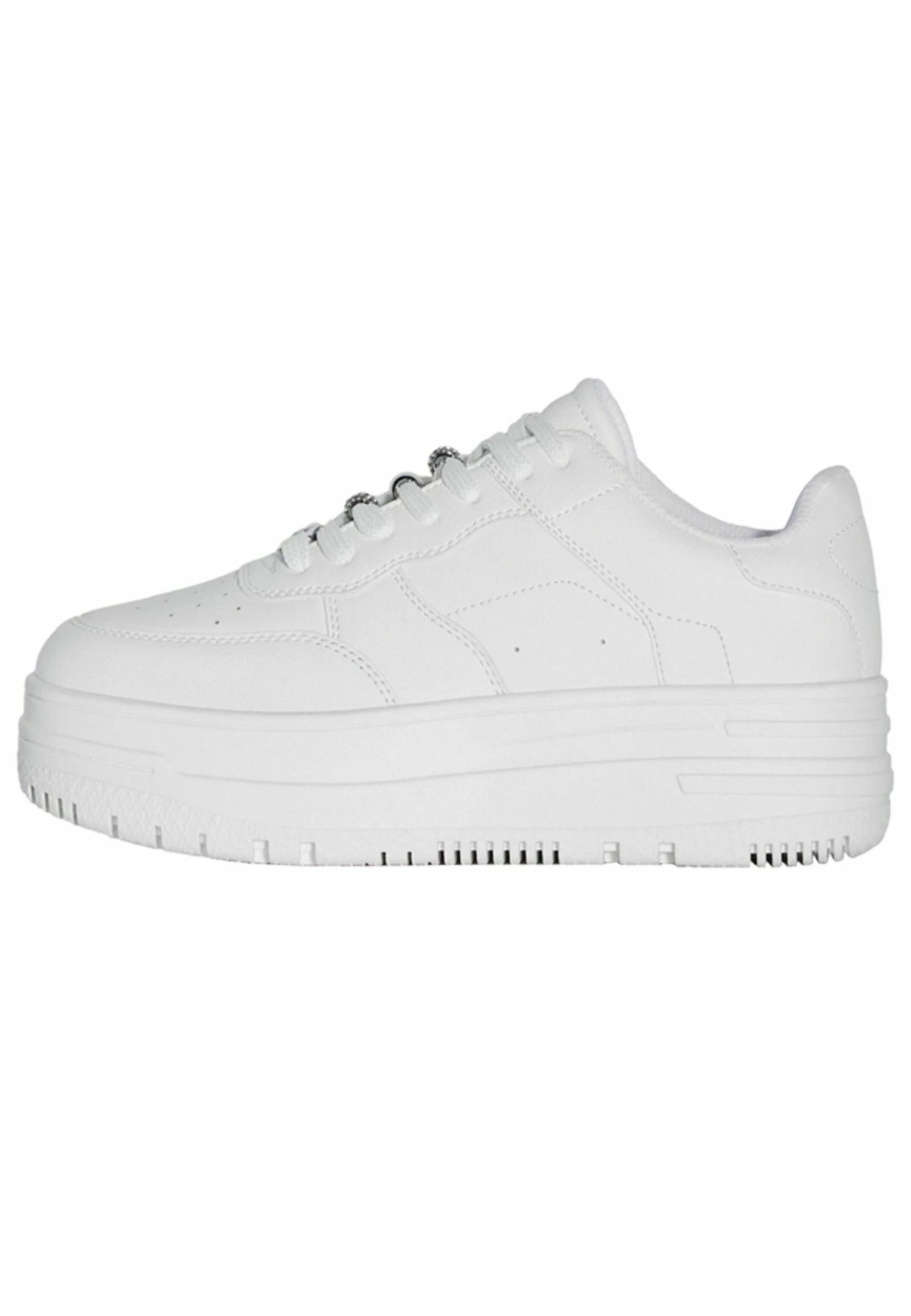 BERSHKA Rhinestone- Sneakers Laag - White 2 BERSHKA Rhinestone- Sneakers Laag - White - Afbeelding 2