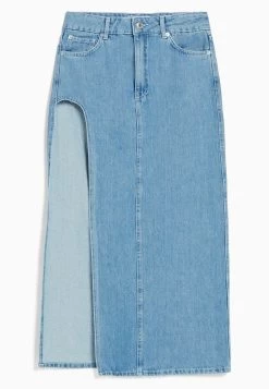 BERSHKA Jeansrok - Light Blue Denim -Bershka d47cc61702ad4084b55757c56dcce2ca