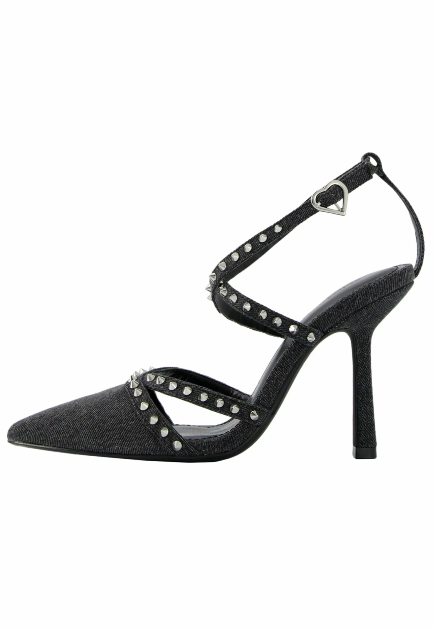 BERSHKA Studded - Hoge Hakken - Black 2 BERSHKA Studded - Hoge Hakken - Black - Afbeelding 2