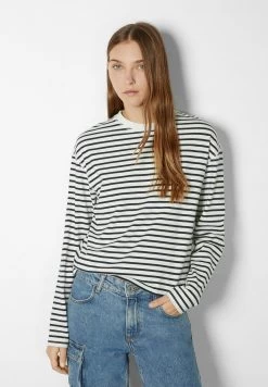 BERSHKA Boxy Fit- Longsleeve - Royal Blue