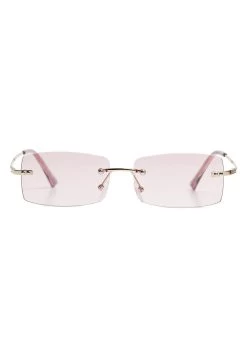 BERSHKA Rectangular No Frame - Zonnebril - Light Pink 8 BERSHKA Rectangular No Frame - Zonnebril - Light Pink -Bershka d632fe5c728c4095ae76b9c0fcceb506
