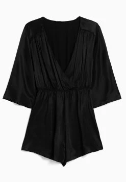 BERSHKA Surplice - Jumpsuit - Black 11 BERSHKA Surplice - Jumpsuit - Black -Bershka d64898f07b4b468aaf8ad5656eac4259