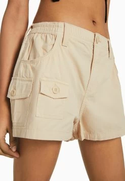 BERSHKA Multi - Shorts - Sand -Bershka d72c6c6d6f5d423fb63ab6c9736c58e6
