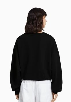 BERSHKA Printed - Sweater - Black 8 BERSHKA Printed - Sweater - Black -Bershka d90b7d8606c14460928f41ad73e1753b