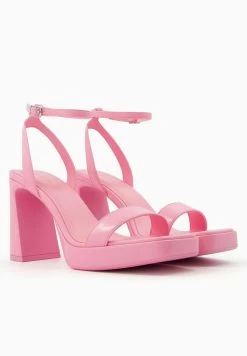 BERSHKA With Ankle Strap- Sandalen Met Hoge Hak - Pink -Bershka dcf5c8f279df49998d6f0d2068265dc2