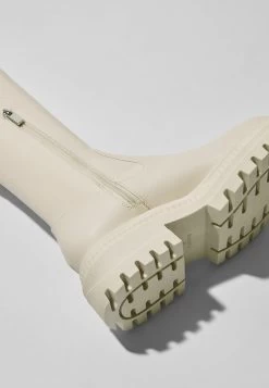 BERSHKA Plateaulaarzen - Off White -Bershka dd5180163ec249d8b470bfdf8abbc85b