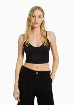 BERSHKA 3-PackStrappy- Top - White 8 BERSHKA 3-PackStrappy- Top - White -Bershka ddd5bf4c1f8648fea69abc27ce3bf36e