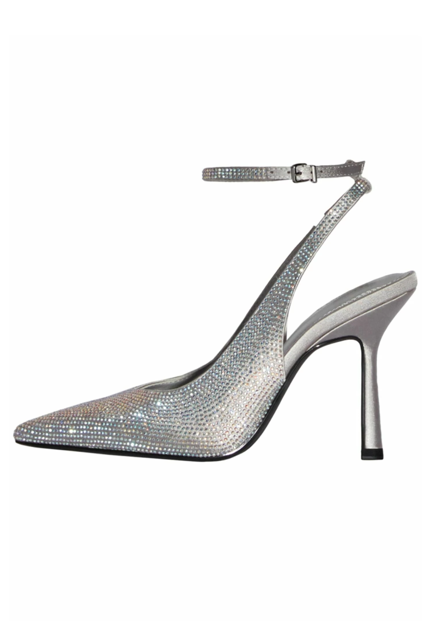 BERSHKA Rhinestone - Klassieke Pumps - Silver Coloured 2 BERSHKA Rhinestone - Klassieke Pumps - Silver Coloured - Afbeelding 2