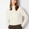 BERSHKA Cropped- Trui - Beige