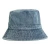 BERSHKA Faded Bucket- Hoed - Light Blue