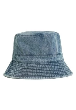 BERSHKA Faded Bucket- Hoed - Light Blue