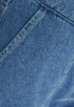 BERSHKA Straight Leg Jeans - Dark Blue -Bershka e4ac891c031349c3958e3c77a887971e