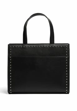 BERSHKA Studded - Handtas - Black -Bershka e715c6bfd22f436abc581e51b4d8f31f