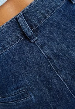 BERSHKA Tailored- Flared Jeans - Dark Blue -Bershka e79879b17de649c38be140fe96b051a6