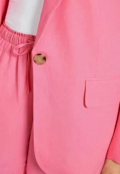 BERSHKA Halflange Jas - Light Pink -Bershka e8fc0f6db894419191212a07343e552d