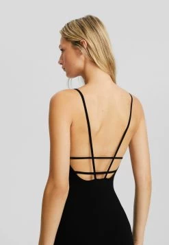 BERSHKA Seamless- Jumpsuit - Black -Bershka e9244053a23447f2b7eba30c3ba99e53