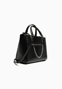 BERSHKA Basic - Shopper - Black -Bershka e961a104fcae4165b9bd9d7dbecbcef1