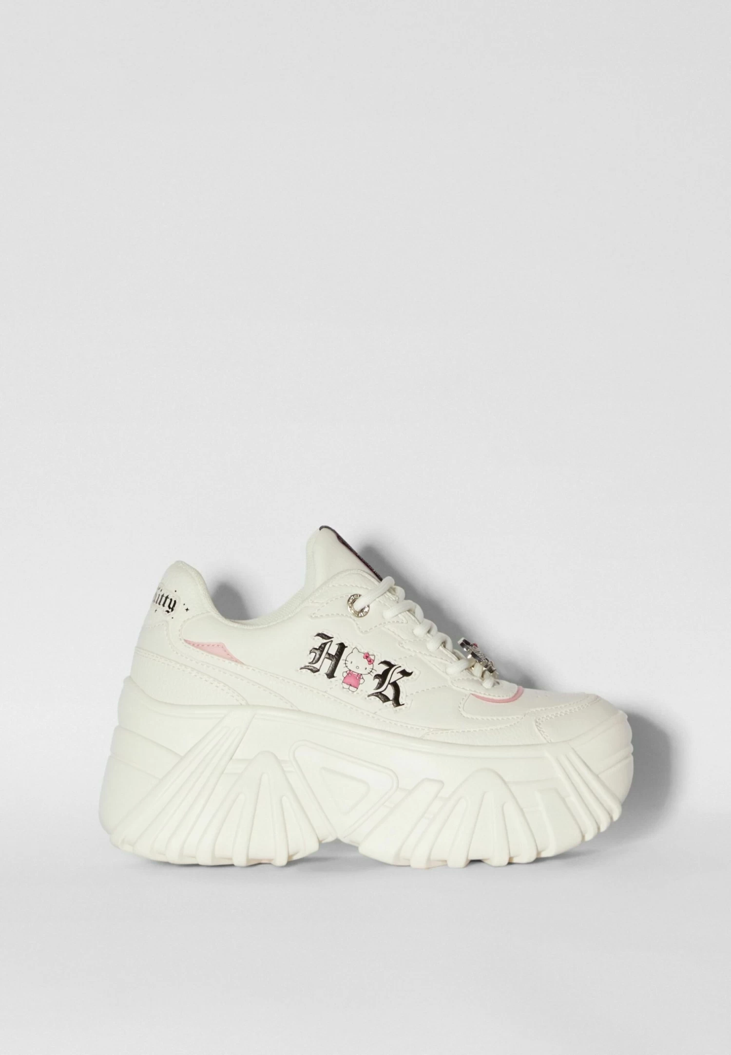 BERSHKA Sneakers Hoog - White 7 BERSHKA Sneakers Hoog - White - Afbeelding 7