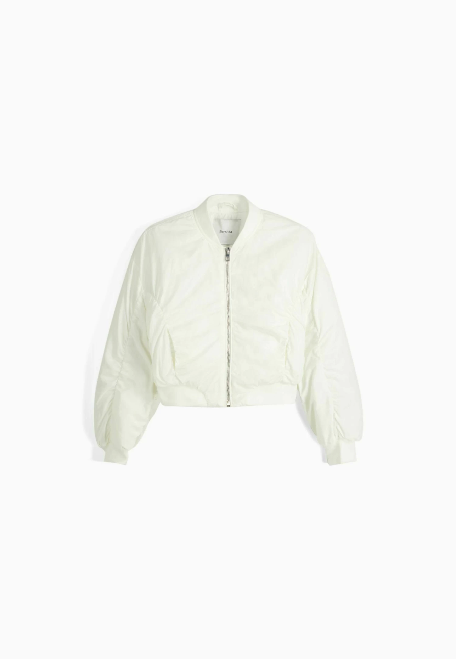 BERSHKA Cropped - Bomberjacks - White 5 BERSHKA Cropped - Bomberjacks - White - Afbeelding 5