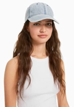 BERSHKA Faded-Effect - Pet - Dark Blue