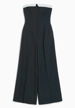 BERSHKA Tailored Bandeau- Jumpsuit - Grey -Bershka ed11271932854f14ba8e114babc5d828