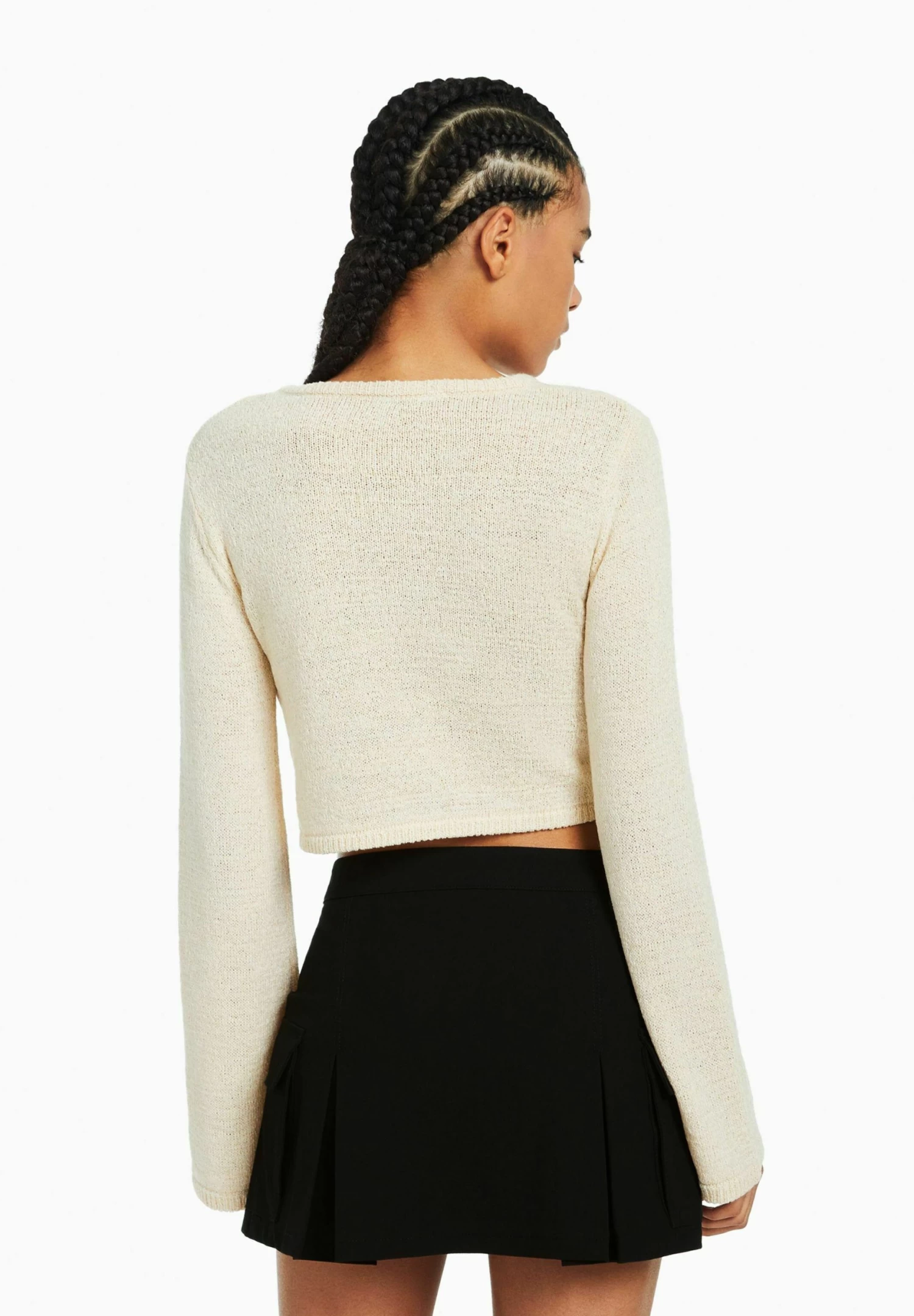 BERSHKA Tailored With Pockets - Minirok - Black 3 BERSHKA Tailored With Pockets - Minirok - Black - Afbeelding 3