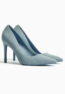 BERSHKA Klassieke Pumps - Blue -Bershka ed8f6300ca324130b0bf500e816d8c58