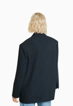 BERSHKA Tailored - Halflange Jas - Grey -Bershka f0c556c21ed24c6fb09b075247d0217d