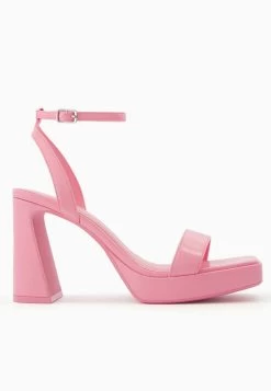 BERSHKA With Ankle Strap- Sandalen Met Hoge Hak - Pink -Bershka f1fdb6aee686430f8779317092c72773