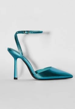 BERSHKA Klassieke Pumps - Metallic Blue -Bershka f245e6b949274e0a976dc6b53ba76470