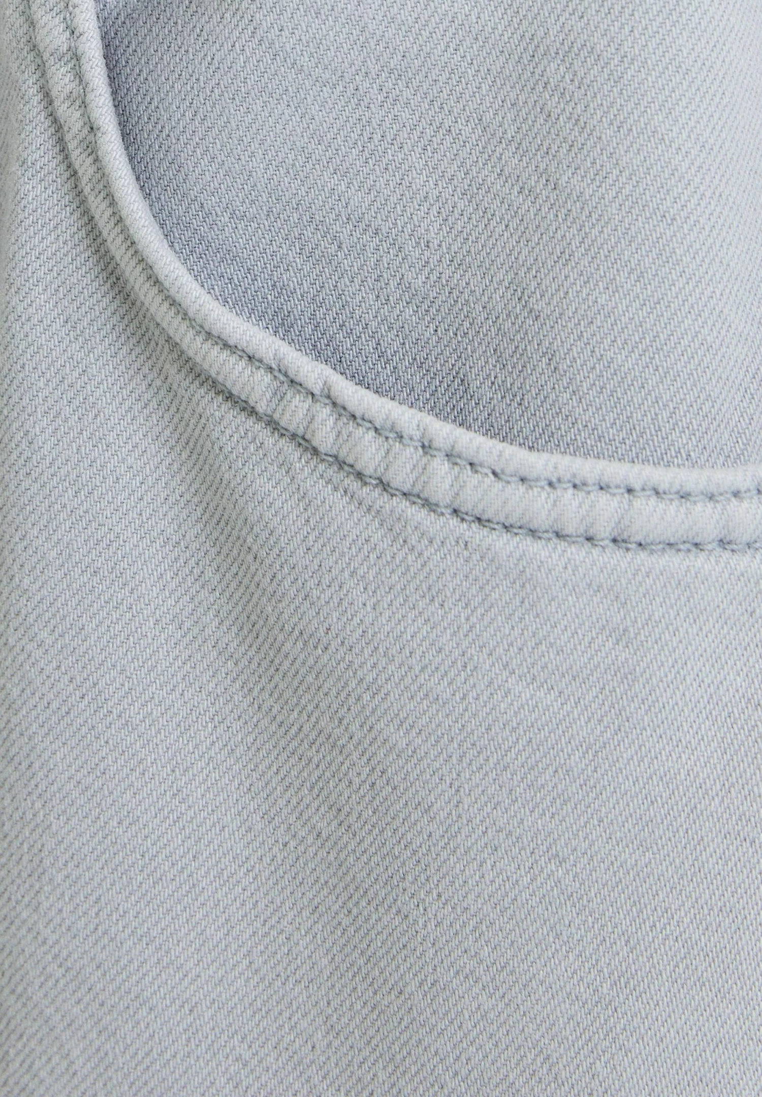 BERSHKA Relaxed Fit- Twill - Flared Jeans - Blue Grey 5 BERSHKA Relaxed Fit- Twill - Flared Jeans - Blue Grey - Afbeelding 5