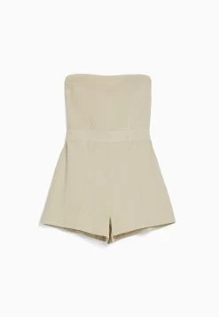 BERSHKA Jumpsuit - Beige 10 BERSHKA Jumpsuit - Beige -Bershka f417edb63e774667b965ad9533fdf914