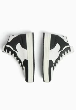 BERSHKA Contrast- Sneakers Hoog - Beige -Bershka f4d42921e5aa4eb388cb68e50f1937a0