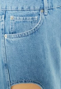 BERSHKA Jeansrok - Light Blue Denim -Bershka f5dd4a13d5ed473fb3704755759a2551