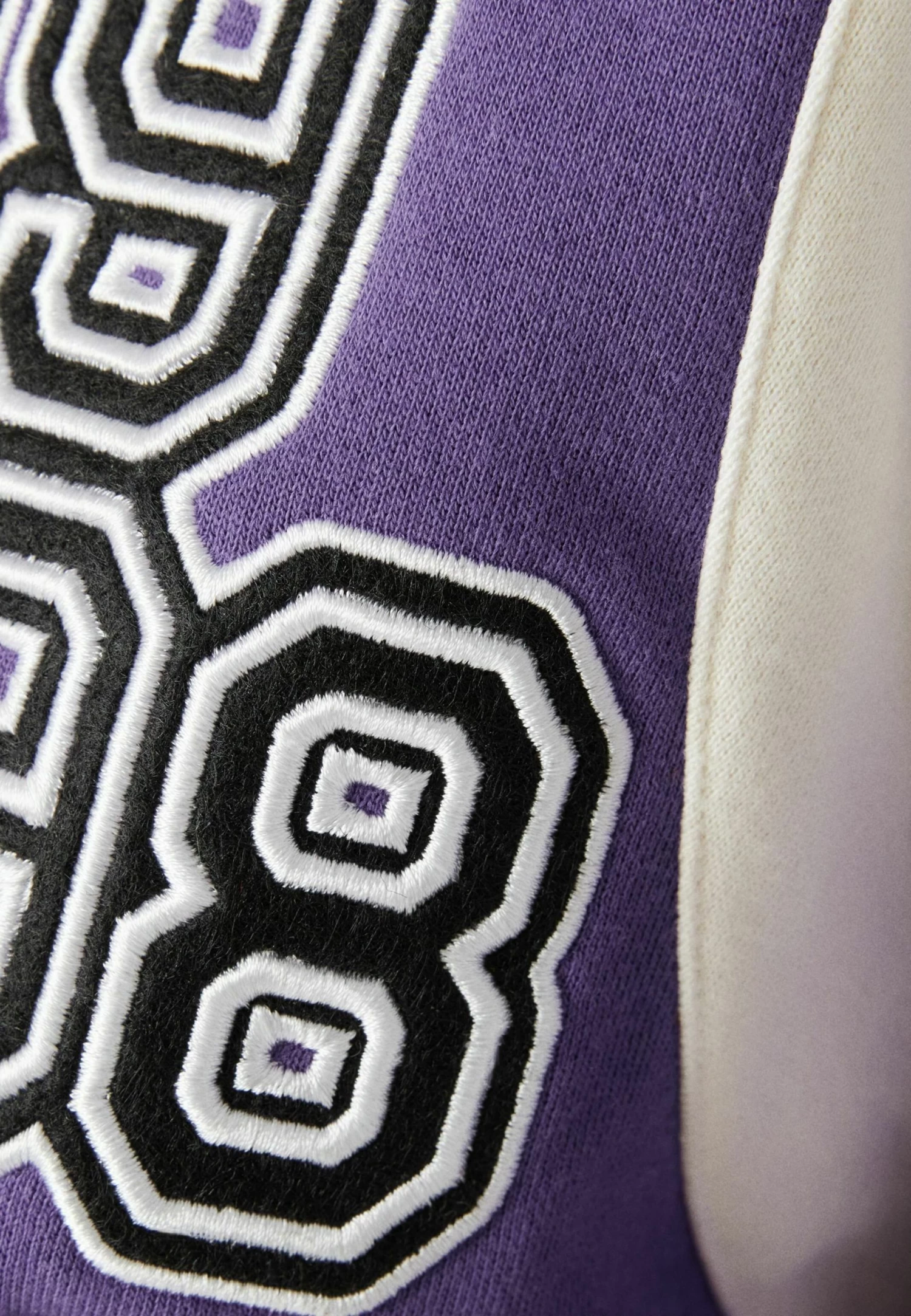 BERSHKA Cropped Varsity - Bomberjacks - Mauve 6 BERSHKA Cropped Varsity - Bomberjacks - Mauve - Afbeelding 6