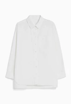 BERSHKA Long Sleeve Oversize - Overhemdblouse - Off White -Bershka f6a9525fdace4721b3ec60ff409da37c