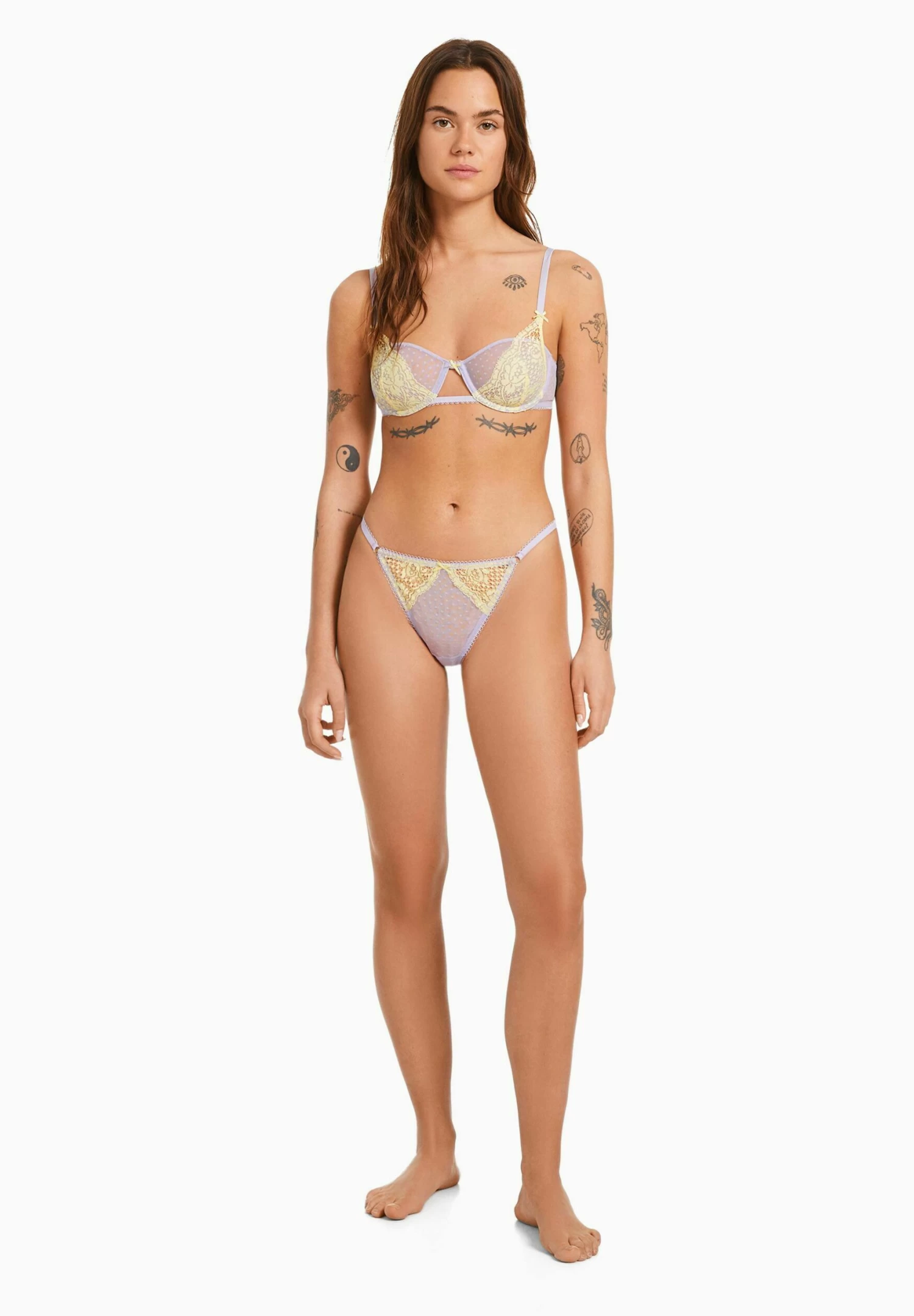 BERSHKA Blonde With Underwire - Bikinitop - Mauve 2 BERSHKA Blonde With Underwire - Bikinitop - Mauve - Afbeelding 2