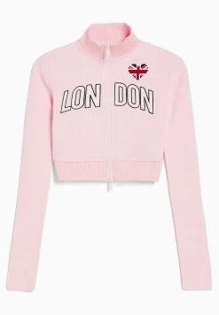 BERSHKA With Embroidery - Vest - Light Pink -Bershka f7f344131cf04bd4b6910e096ed1ef9a