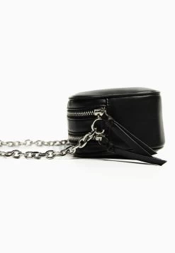 BERSHKA Strap And Double Zip - Schoudertas - Black -Bershka f8a11a926f0b4ee2a87c7e07af2e8787