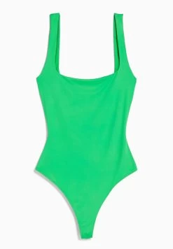 BERSHKA Monochrome Strappy- Top - Evergreen 10 BERSHKA Monochrome Strappy- Top - Evergreen -Bershka f91f5845eddc4c46beeb3569f1fb85e3