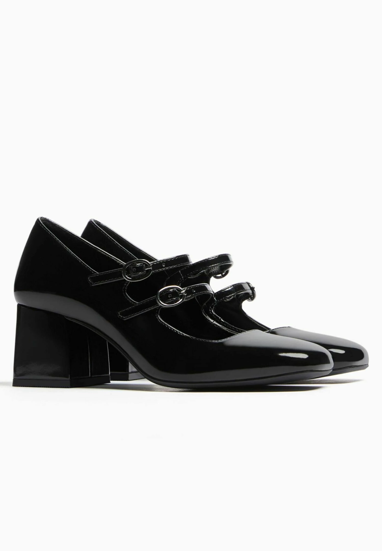 BERSHKA Mary Jane Block Heel - Klassieke Pumps - Black 3 BERSHKA Mary Jane Block Heel - Klassieke Pumps - Black - Afbeelding 3