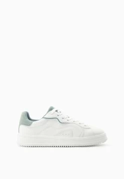 BERSHKA Contrast Details - Sneakers Laag - White -Bershka fbd540fa6fa2457a8f53209753947eb5