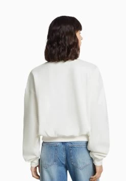 BERSHKA Printed - Sweater - White 8 BERSHKA Printed - Sweater - White -Bershka fe8d1740dd2a4dc187fbb1fea6101ee2